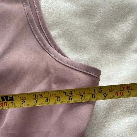 NEW! Rachel Zoe Women’s Satin Dress Maxi Sleeveless Pockets Dust Pink Size XS - Picture 11 of 12